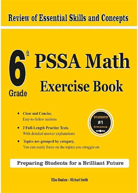 6th Grade Pssa Math Exercise Book Review Of Essential Skills And