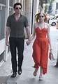 Richard Madden and Ellie Bamber go to Salvatore Ferragamo MFW show ...