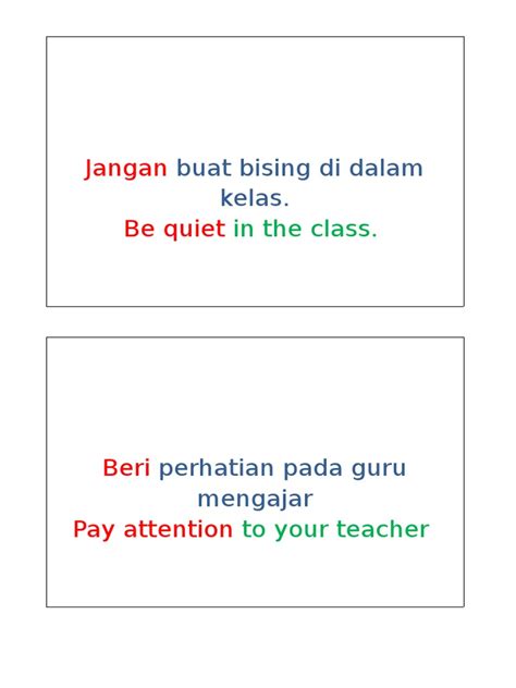 Jangan Be Quiet Buat Bising Di Dalam Kelas Pdf
