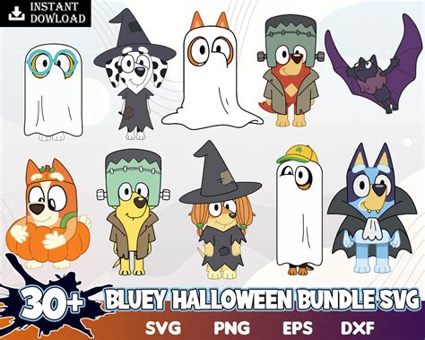 Bluey Halloween Clip Art Images And Photos Finder