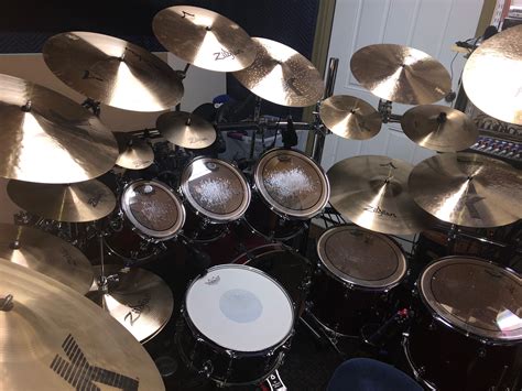 Dw Drums With Zildjian Cymbals Percussion Instruments Music