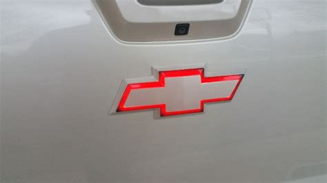Chevrolet Bowtie Led Lighted Vehicle Emblem Black Reese Novelty Rp86618