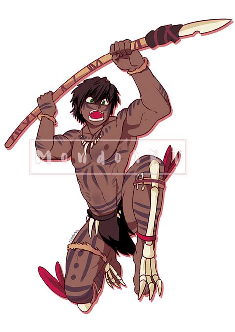 Commission Tribal Character By Mondoart On Deviantart