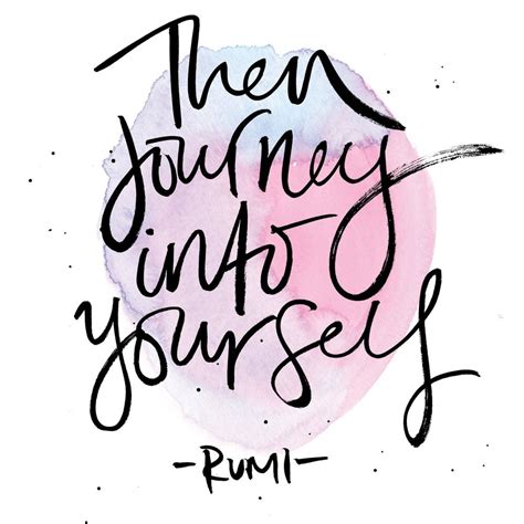 image of instant download then journey into yourself islamic quotes rumi quotes knowledge