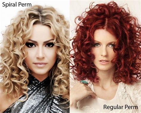 Spiral Perm Vs Regular Perm Long Hair Perm Spiral Perm Long Hair Shoulder