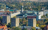 Luftbild Dessau - Stadtansicht des Innenstadtbereiches in Dessau im ...