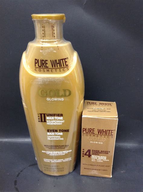 Pure White Gold Glowing Lotion 400ml Serum Tube Cream And Etsy