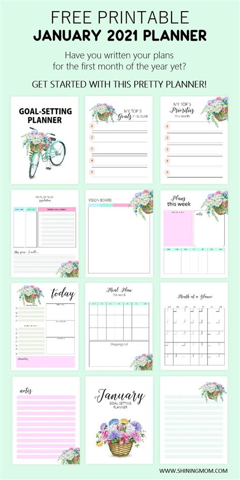Free Goal Planning Planner Start The Year Right Printable Day