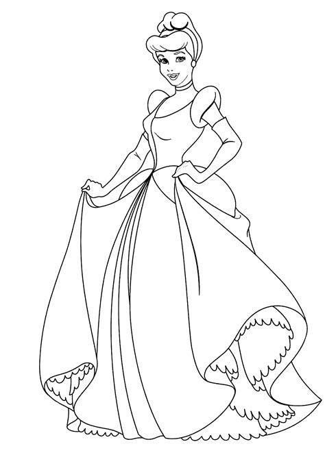 Download and print these disney princess cinderella coloring pages for free. Cinderella princess coloring pages for kids, printable ...