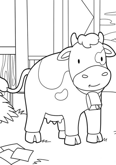 Free And Easy To Print Cow Coloring Pages Coloring Pages Farm Coloring