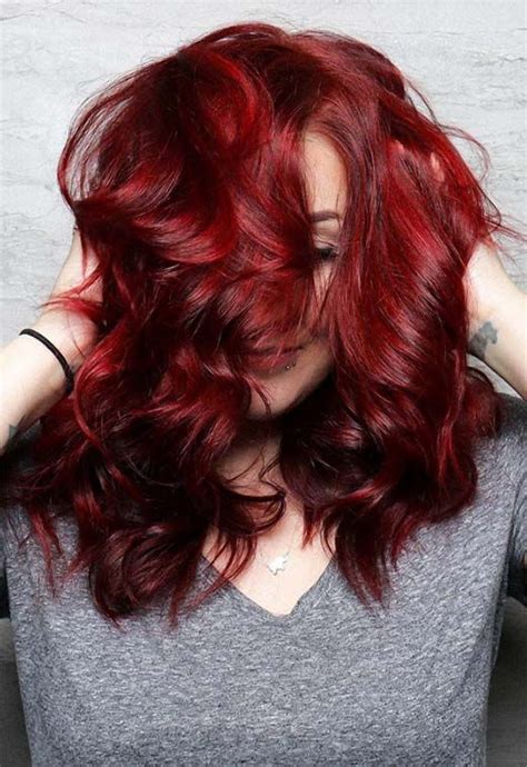63 Hot Red Hair Color Shades To Dye For Red Hair Dye Tips And Ideas Dyed Red Hair Red Hair