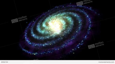 Rotating Galaxy Milky Way Loop Stock Animation 8996194