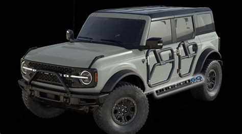 These Are The 2021 Ford Bronco Tube Doors Muscle Cars And Trucks