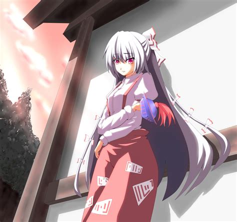 Fujiwara No Mokou Touhou Image By Ryosios Zerochan Anime Image Board