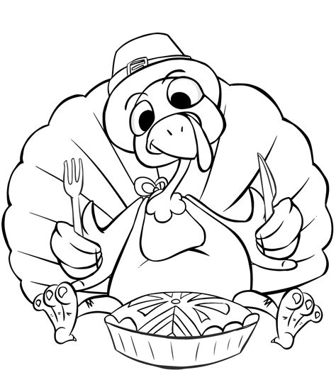 ️free Thanksgiving Coloring Pages For Kids Free Download
