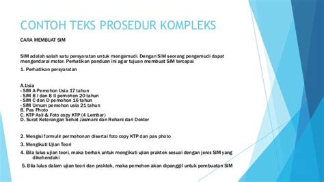Contoh Teks Prosedur Kompleks Tentang Cara Membuat Makanan – Tulisan