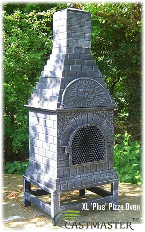 The widest range of cast iron chiminea, also known as chimnea or chimenea. CASTMASTER OUTDOOR GARDEN XL PLUS PIZZA OVEN CAST IRON CHIMINEA CHIMENEA | eBay