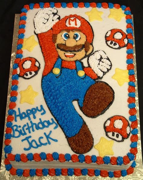 The most common mario bros birthday material is plastic. Mario Cakes - Decoration Ideas | Little Birthday Cakes