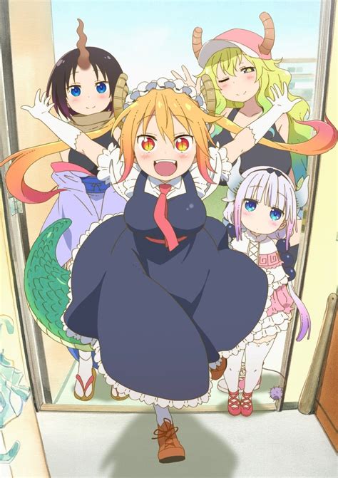 Kanna Kamui Tohru Lucoa And Elma Kobayashi San Chi No Maidragon