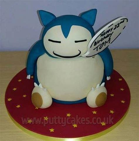 Snorlax Decorated Cake By Putty Cakes Cakesdecor