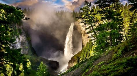 Helmcken Falls British Columbia Canada Waterfall Beautiful