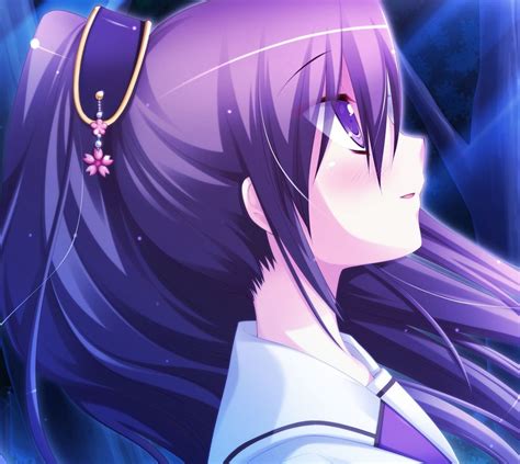 Image Anime Girl Purple Hair 207101 High School