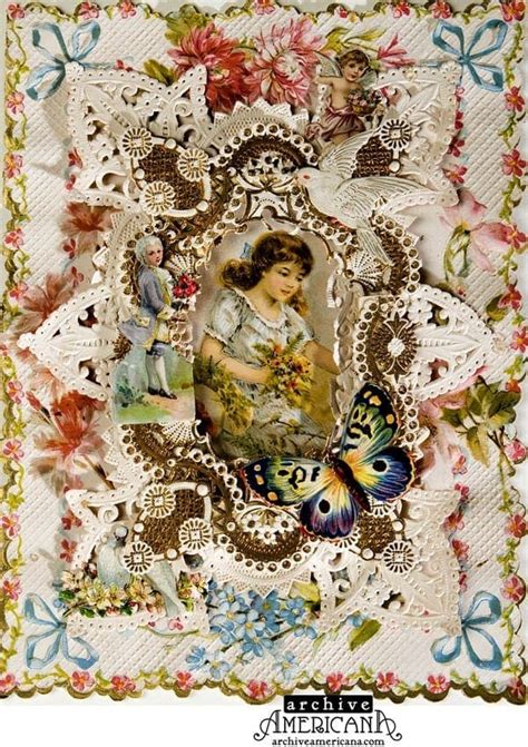 Vintage Victorian Valentines Cards 1860 Click Americana