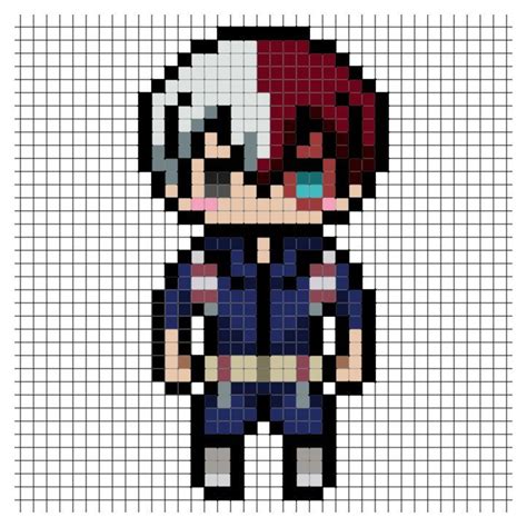 Incredible Anime Pixel Art Grid Easy References