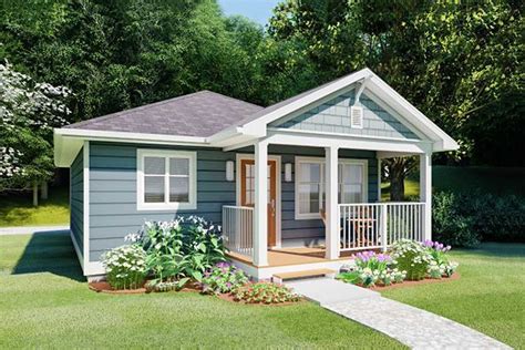 Cozy Tiny Home With Gabled Front Porch