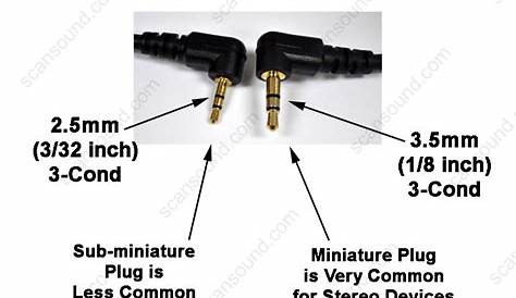 2.5mm audio jack plug wiring diagram