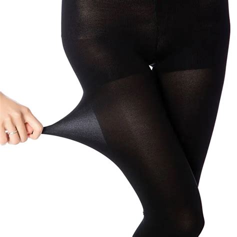 Womens Run Resistant Control Top Panty Hose Opaque Tights Buy Ladies