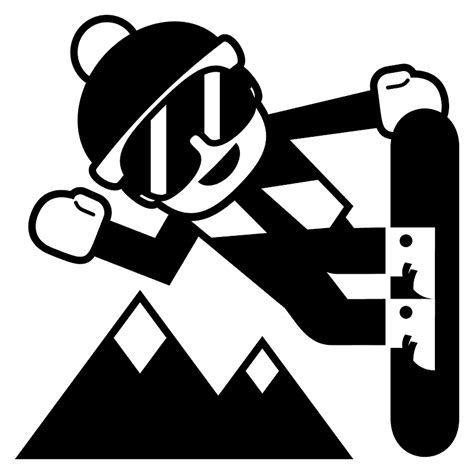 Snowboarder emoji clipart. Free download transparent .PNG ...