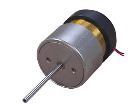 Voice Coil Motor With Internal Shaft And Bearing Features High Force To