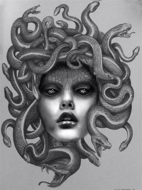 Medusa Tattoo Татуировка с медузой Горгона медуза Эскиз