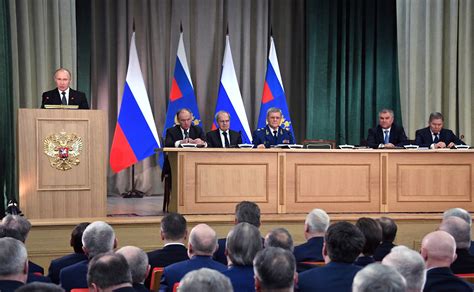 meeting of russian prosecutor general s office board president of russia
