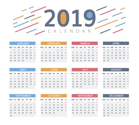 Calendar 2019 Png Royalty Free High Quality Png Play