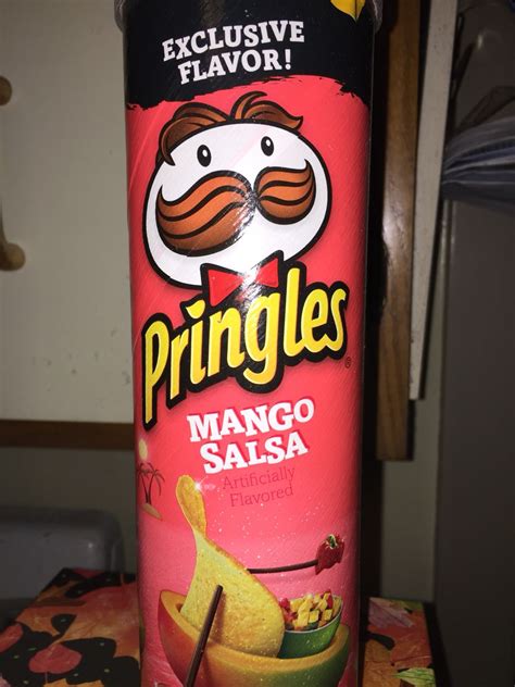 Pringles Mango Salsa Potato Crisps Pringle Flavors Bizarre Foods