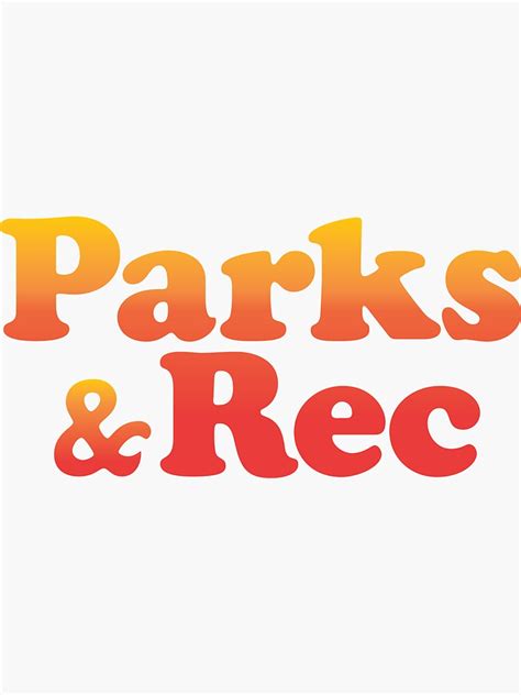 Parks And Rec Retro Logo Sticker For Sale By Lemonbugatti Redbubble