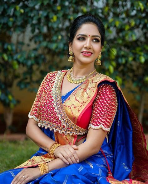 Whenever a woman looks at a beautiful saree, one of the first thoughts to cross her mind is not about there are many ways in which you can wear such a piece if you select it in the right style. Latest Silk Saree Blouse Designs for South Indian Brides ...