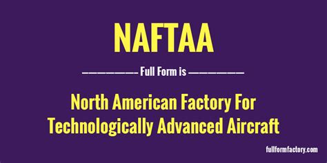 Naftaa Abbreviation And Meaning Fullform Factory