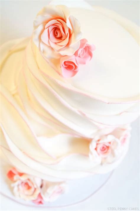 Rose Petal Cake By Steel Penny Cakes Petal Wedding