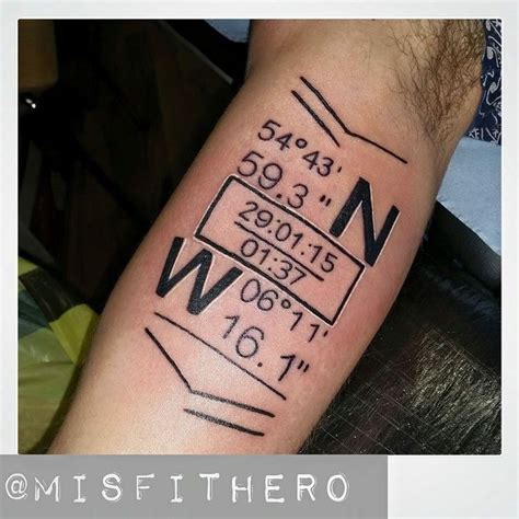 A Man S Arm With The Name And Date On It In Black Ink
