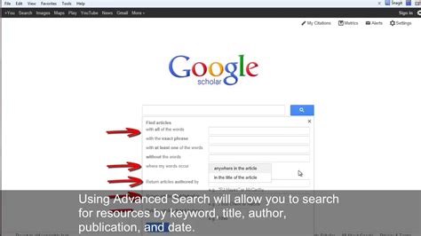 It provides citations to articles that it can find. What is it and how to use Google Scholar?