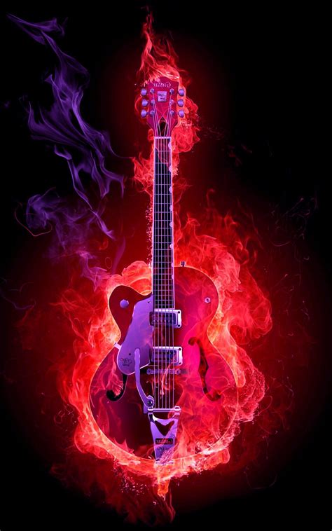 Red Guitar Wallpapers Top Free Red Guitar Backgrounds Wallpaperaccess