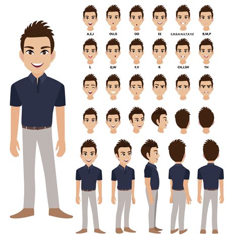 Man Side Pose Vector Art Icons And Graphics For Free Download