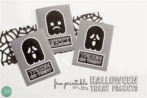 Free Printable Halloween Treat Packets Minted Strawberry