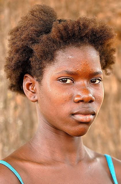 Burkina Faso Most Beautiful Black Women Dark Skin Beauty Hair Like Wool
