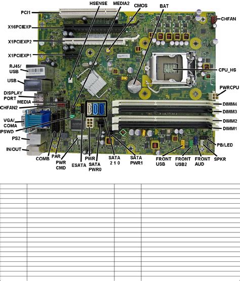 Choose hp samsung lexmark xerox brother compatible. Hp 8200 Elite Motherboard Diagram