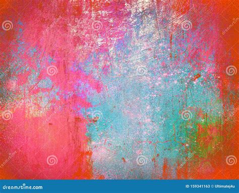 Abstract Art Painting Grunge Textures Background Stock Image Image Of