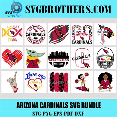Arizona Cardinals Svg Bundle Football Team Nfl Svg Svgbrothers